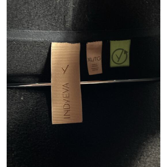 Indyeva Toga Sweater Women XL Polartec Fleece Pullover Zipper Pocket Black $172 - Picture 5 of 6